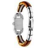 Gucci Bamboo Bangle 22mm Silver Dial Quartz Ladies Watch YA170502