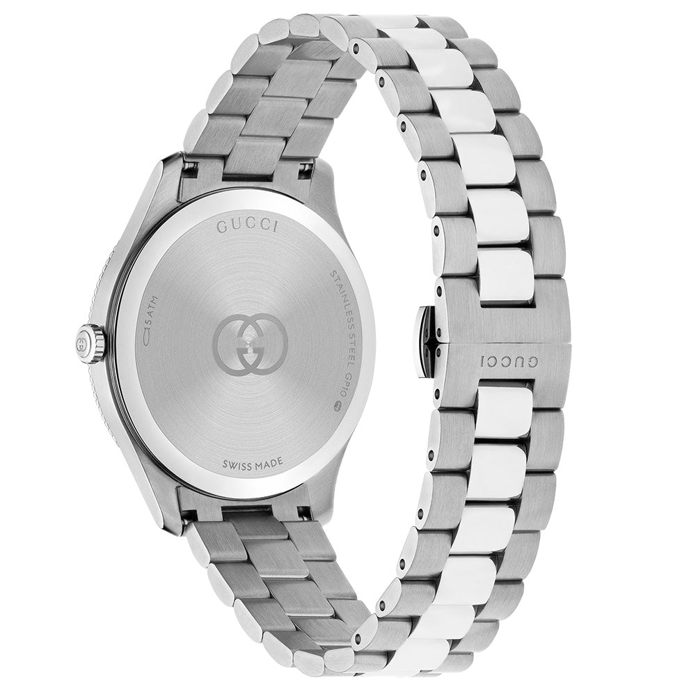 Gucci G-Timeless 38m Silver Dial Quartz Watch YA1264232