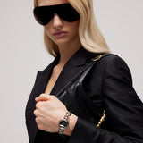 Gucci Horsebit 27mm Black Dial Quartz Ladies Watch YA168501