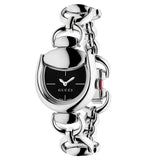 Gucci Horsebit 27mm Black Dial Quartz Ladies Watch YA168501