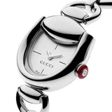 Gucci Horsebit 27mm Silver Dial Quartz Ladies Watch YA168503