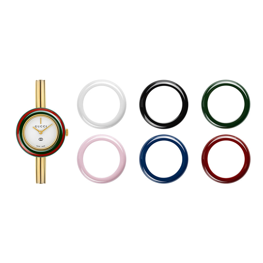 Gucci Play 28mm White Dial Quartz Ladies Watch YA151542