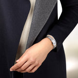 Longines Master Collection 29mm MOP Diamond Dot Dial 18ct Rose Gold Capped Steel Automatic Ladies Watch L2.257.5.89.7