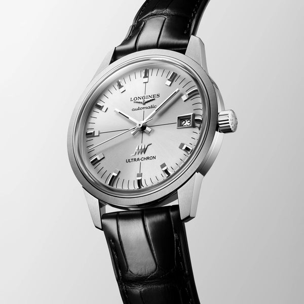 Longines Ultra-Chron Classic 37mm Silver Dial Automatic Watch L2.537.4.72.2