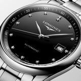 Longines Master Collection 40mm Black Dial Diamond Automatic Gents Watch L2.793.4.57.6
