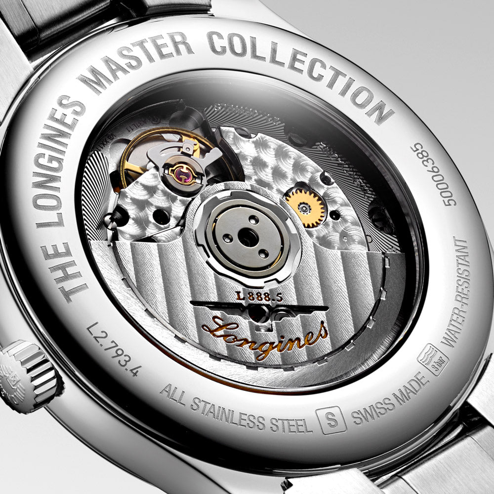 Longines Master Collection 40mm Black Dial Diamond Automatic Gents Watch L2.793.4.57.6