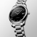 Longines Master Collection 40mm Black Dial Diamond Automatic Gents Watch L2.793.4.57.6