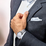 Longines Master Collection 40mm Silver Diamond Dot Dial Automatic Gents Watch L2.793.4.77.6