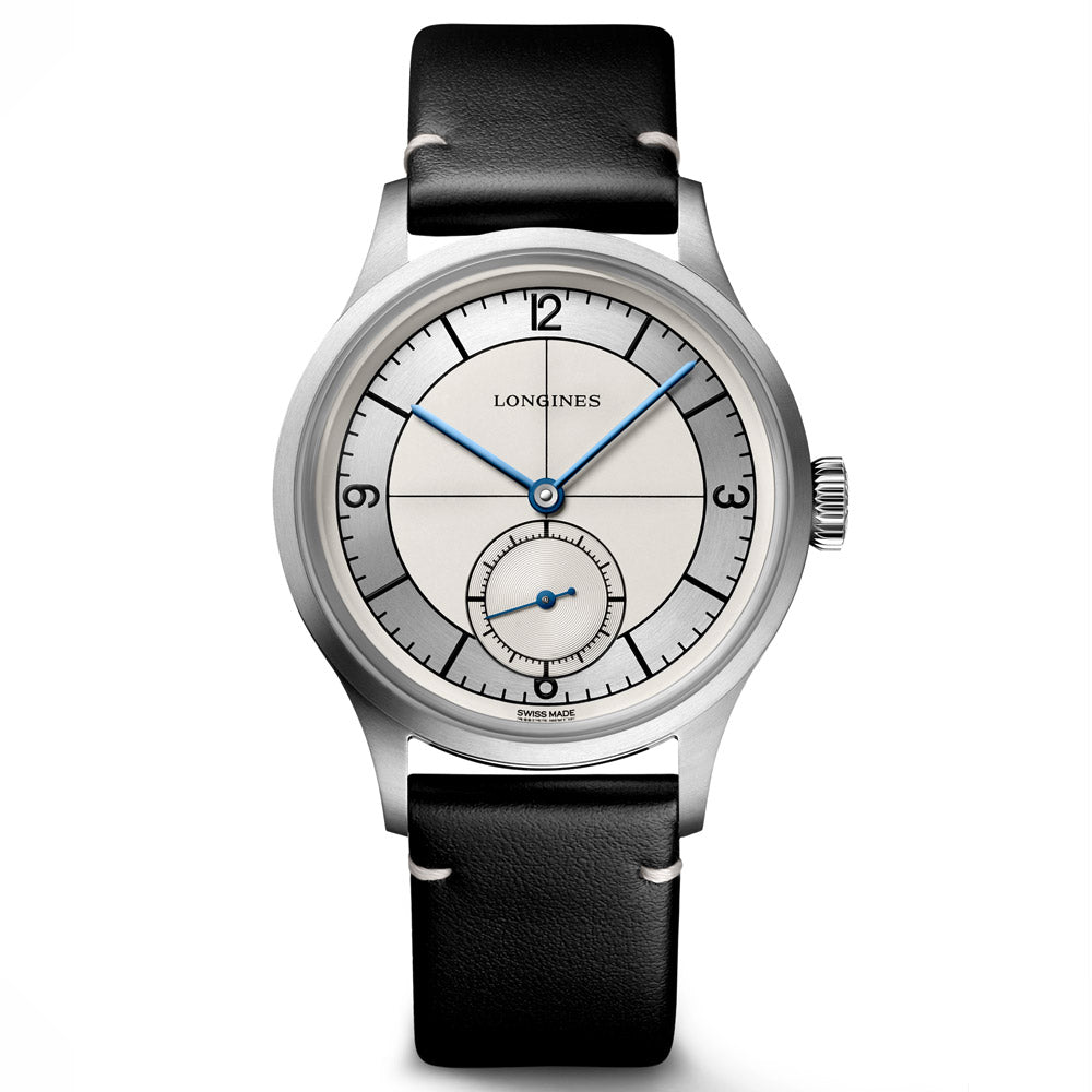 Longines Heritage Classic 38.5mm Silver Dial Automatic Gents Watch L2.828.4.73.0