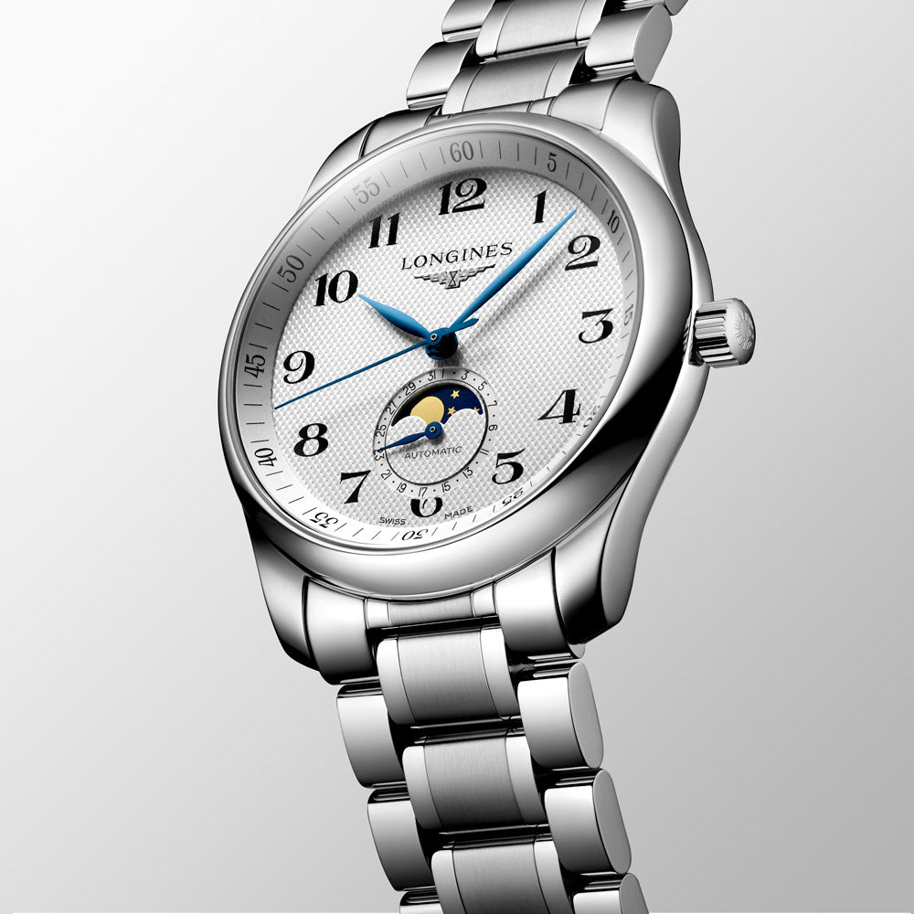 Longines Master Collection 40mm Silver Dial Automatic Moonphase Gents Watch L2.909.4.78.6