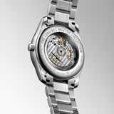 Longines Master Collection 40mm Blue Diamond Dot Dial Automatic Moonphase Gents Watch L2.909.4.97.6