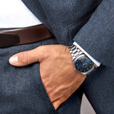 Longines Master Collection 40mm Blue Diamond Dot Dial Automatic Moonphase Gents Watch L2.909.4.97.6