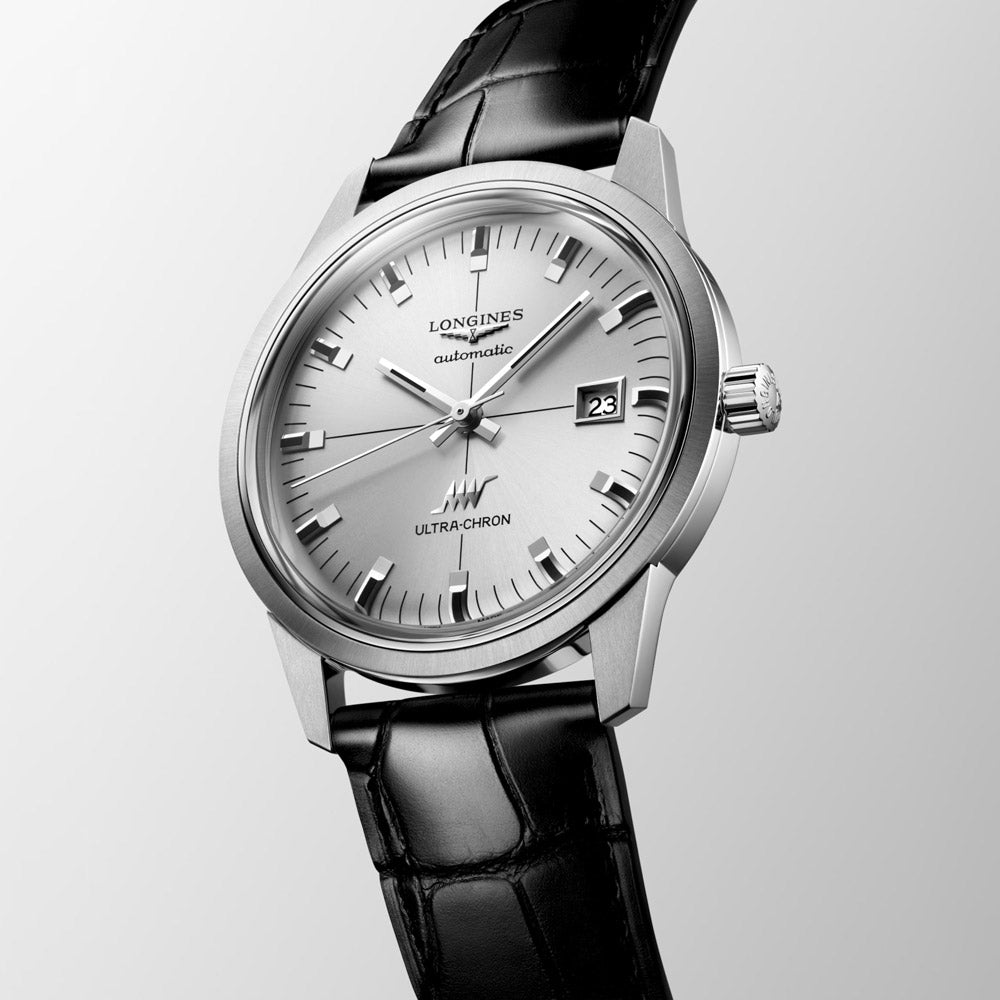 Longines Ultra-Chron Classic 40mm Silver Dial Automatic Gents Watch L2.937.4.72.2