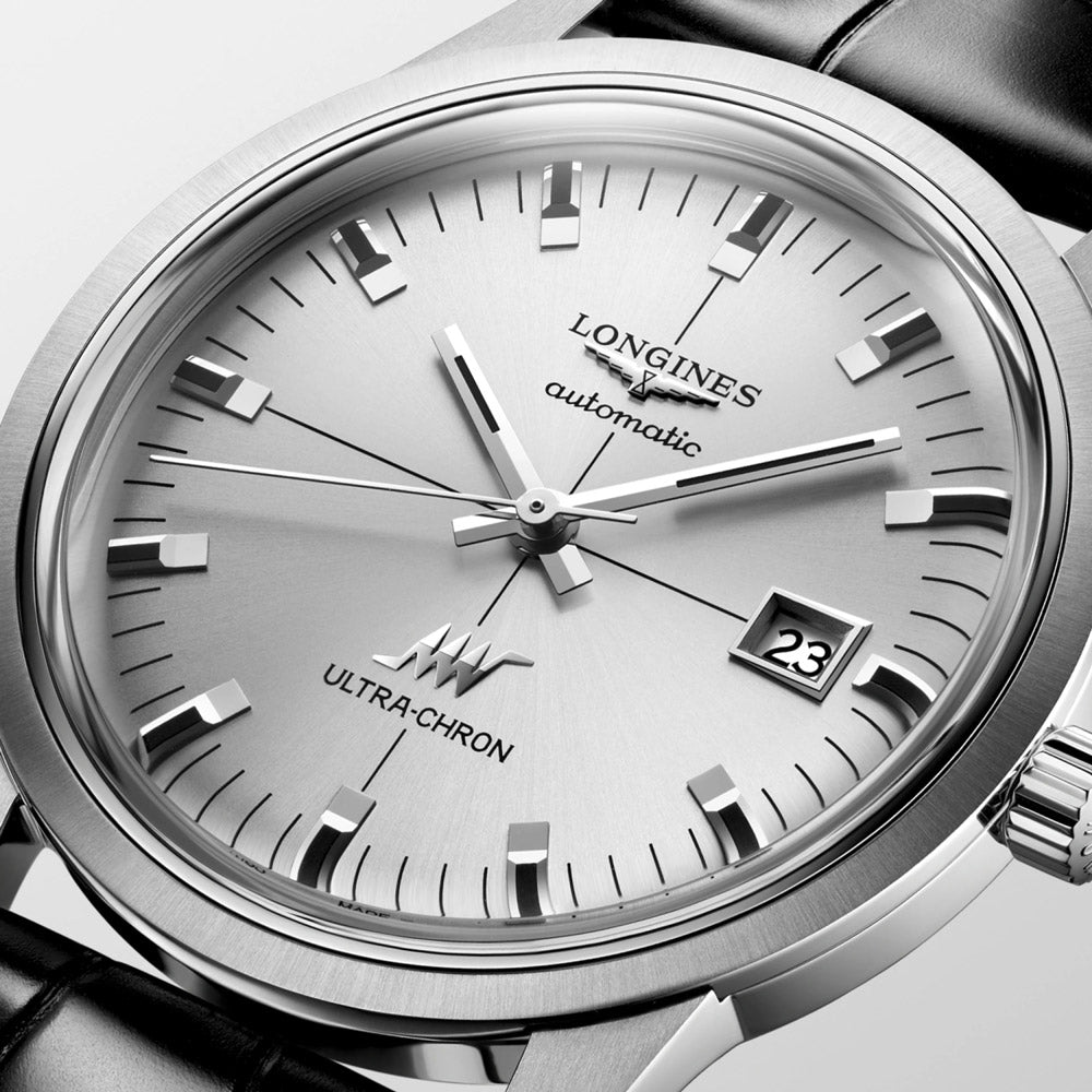 Longines Ultra-Chron Classic 40mm Silver Dial Automatic Gents Watch L2.937.4.72.2