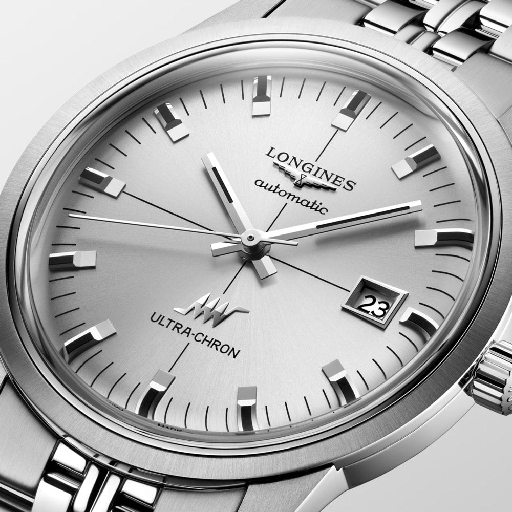Longines Ultra-Chron Classic 40mm Silver Dial Automatic Gents Watch L2.937.4.72.6