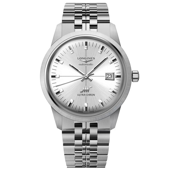 Longines Ultra-Chron Classic 40mm Silver Dial Automatic Gents Watch L2.937.4.72.6