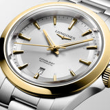 Longines Conquest 30mm Silver Dial Steel and 18ct Yellow Gold Automatic Ladies Watch L3.320.5.70.6