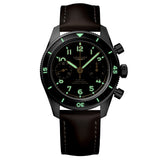 Longines Spirit Pilot Flyback 39.5mm Black Dial Manual Wound Chronograph Gents Watch L3.721.4.53.2