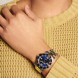 Longines HydroConquest 41mm Blue Dial Yellow PVD Steel Automatic Gents Watch L3.742.3.96.7