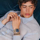 Longines HydroConquest 41mm Blue Dial Yellow PVD Steel Automatic Gents Watch L3.742.3.96.7