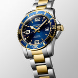 Longines HydroConquest 41mm Blue Dial Yellow PVD Steel Automatic Gents Watch L3.742.3.96.7