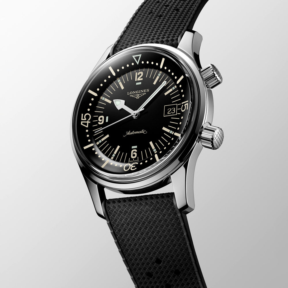 Longines Legend Diver 42mm Black Dial Automatic Gents Watch L3.774.4.50.9