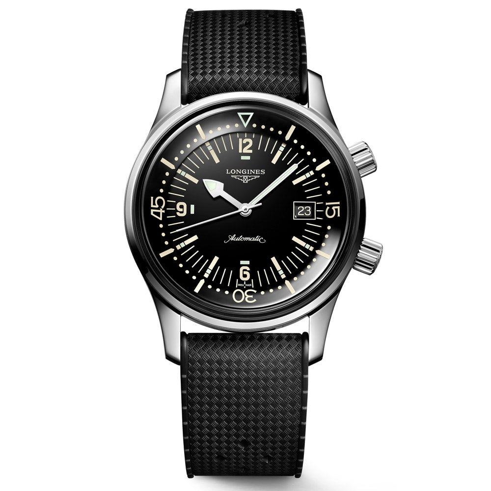 Longines Legend Diver 42mm Black Dial Automatic Gents Watch L3.774.4.50.9