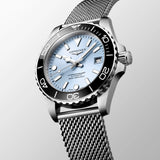 Longines HydroConquest 39mm Frosted Blue Dial Automatic Gents Watch L3.779.4.99.6