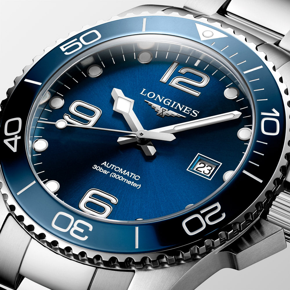 Longines HydroConquest 43mm Blue Dial Automatic Gents Watch L3.782.4.96.6