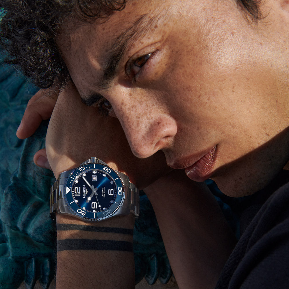 Longines HydroConquest 43mm Blue Dial Automatic Gents Watch L3.782.4.96.6