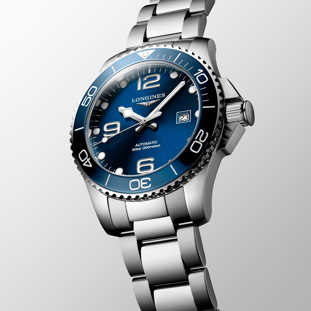 Longines HydroConquest 43mm Blue Dial Automatic Gents Watch L3.782.4.96.6