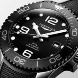 Longines HydroConquest 43mm Black Dial Ceramic Automatic Gents Watch L3.784.4.56.9