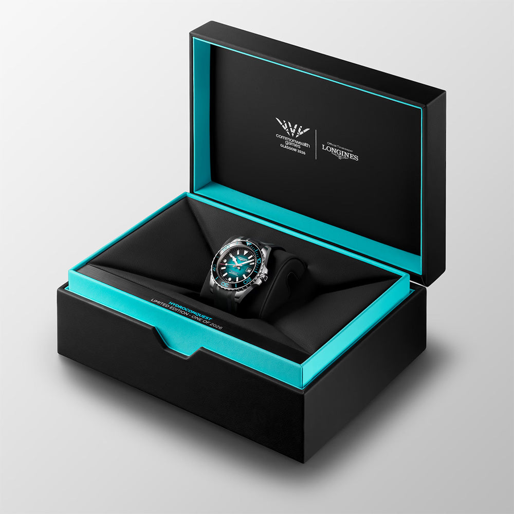 Longines HydroConquest 2026 Commonwealth Games Limited Edition 42mm Turquoise Dial Automatic Gents Watch L37884099
