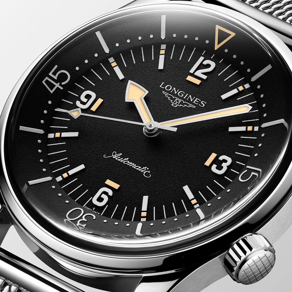 Longines Legend Diver 59 Black Dial 42mm Automatic Gents Watch L3.795.4.59.9