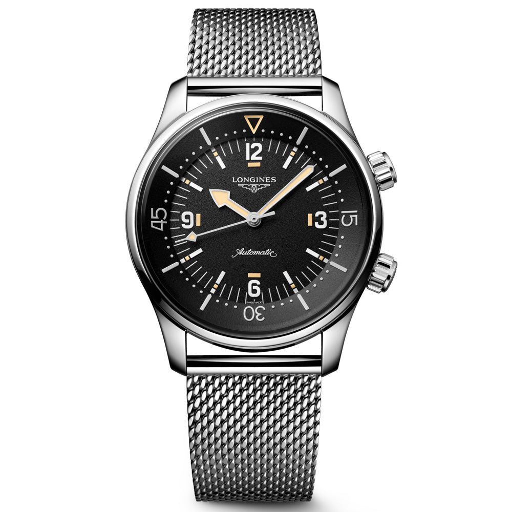 Longines Legend Diver 59 Black Dial 42mm Automatic Gents Watch L3.795.4.59.9