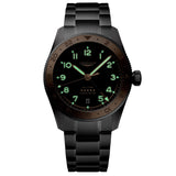 Longines Spirit Zulu Time 1925 GMT 39mm Black Dial Steel and 18ct Pink Gold Cap Automatic Watch L3.803.5.53.6