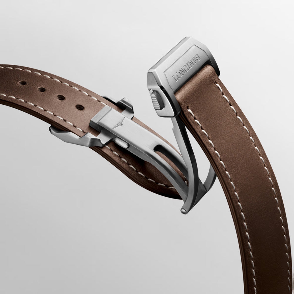 Longines Spirit Pilot 39mm Black Dial Automatic Watch L3.809.4.53.2