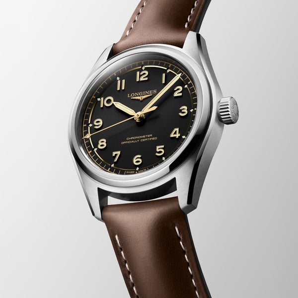 Longines Spirit Pilot 39mm Black Dial Automatic Watch L3.809.4.53.2