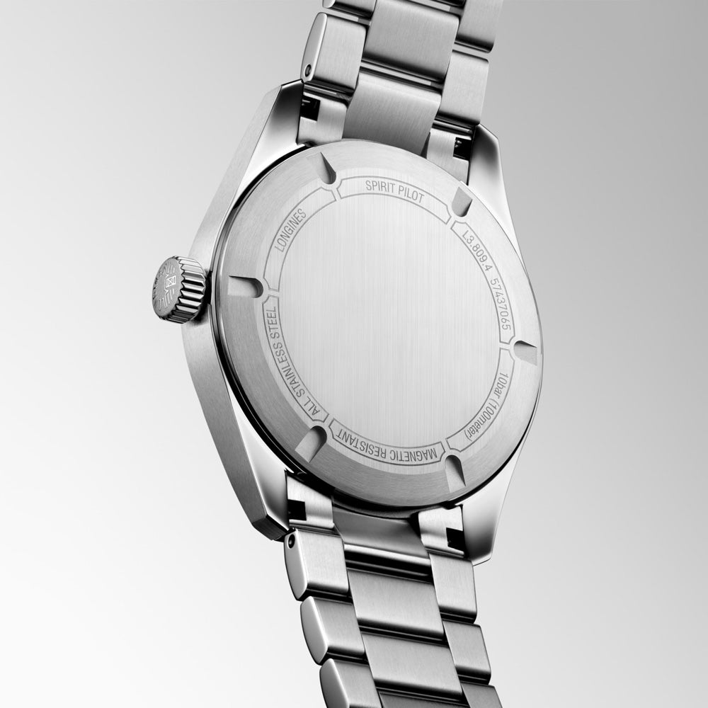 Longines Spirit Pilot 39mm Black Dial Automatic Watch L3.809.4.53.6