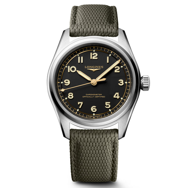 Longines Spirit Pilot 39mm Black Dial Automatic Watch L3.809.4.53.9