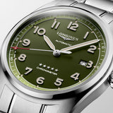 Longines Spirit 42mm Green Dial Automatic Gents Watch L3.811.4.03.6