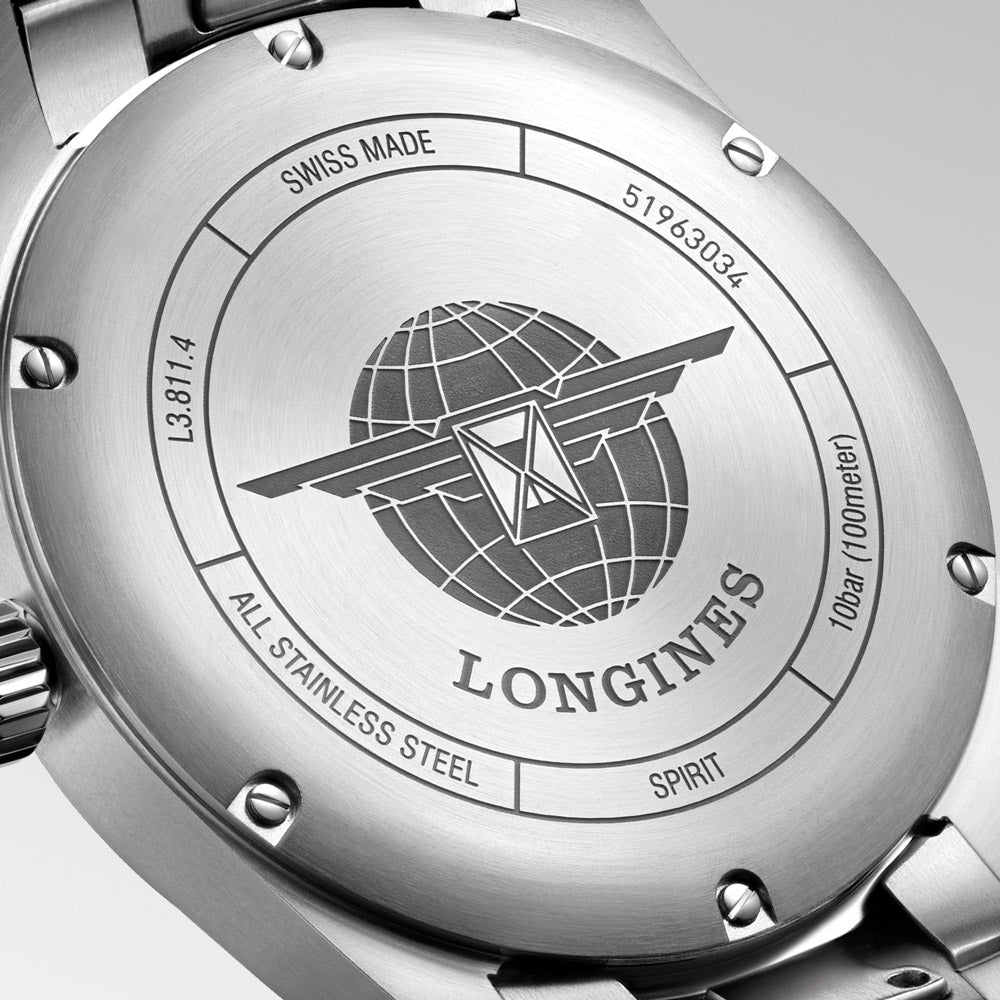 Longines Spirit 42mm Green Dial Automatic Gents Watch L3.811.4.03.6