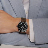 Longines Spirit Zulu Time GMT 42mm Black Dial Automatic Gents Watch L3.812.4.53.2