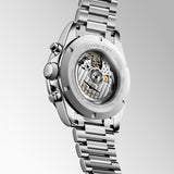 Longines Conquest 42mm Silver Dial Automatic Chronograph Gents Watch L3.835.4.02.6