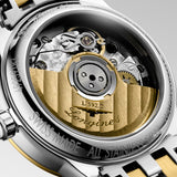 Longines Flagship 26mm White Dial Yellow PVD Steel Diamond Automatic Ladies Watch L4.274.3.27.7