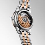 Longines Flagship 26mm White Dial Rose PVD Steel Diamond Automatic Ladies Watch L4.274.3.99.7