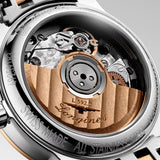 Longines Flagship 26mm White Dial Rose PVD Steel Diamond Automatic Ladies Watch L4.274.3.99.7