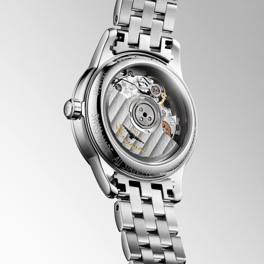 Longines Flagship 26mm White Dial Diamond Automatic Ladies Watch L4.274.4.27.6