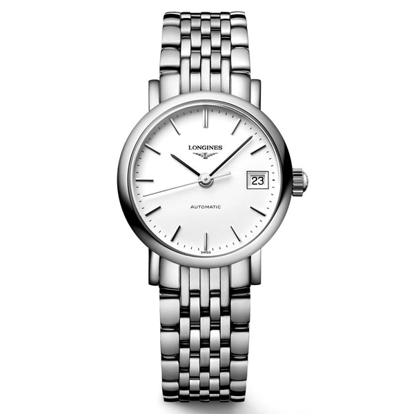 Longines Elegant Collection White Dial Automatic Ladies Watch L