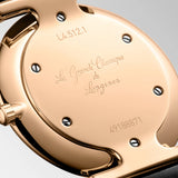 Longines La Grande Classique 29mm Black Dial Red PVD Steel Diamond Ladies Quartz Watch L4.512.1.57.7